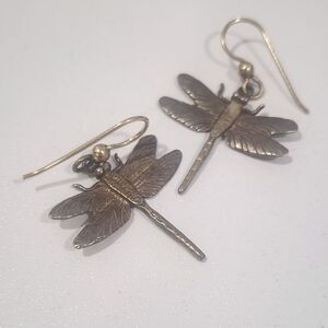 Dragonfly Gold Earrings